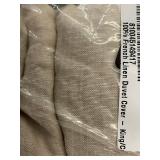 King Size 100 Percent French Linen Duvet Cover - Damaged/Dirty