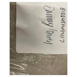 King Size 100 Percent French Linen Duvet Cover - Damaged/Dirty