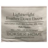 Bokser Home Lightweight Feather Down Duvet Full/Queen