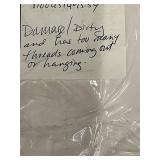 King/Cal King White Comforter Damaged/Dirty