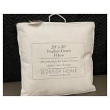Bokser Home 20x20 Feather Down Pillow