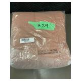 Bokser Home French Linen Box Stitch Quilt, King/Cal King - Clay