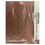 Bokser Home French Linen Box Stitch Quilt, King/Cal King - Clay