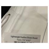Bokser Home Lightweight Feather/Down Duvet Insert Twin 70"x92"