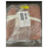 French Linen Box-Stitch Quilt, Saffron, Standard Size