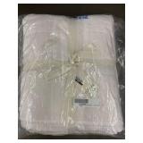 French Linen Box Stitch Quilt - Twin/Twin XL, White