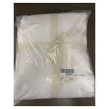 King/Cal King 100 Percent French Linen White Duvet Cover Sham Set