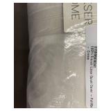 Bokser Home 100 Percent French Linen Duvet Cover, Full/Queen, Cream
