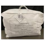 Bokser Home Lightweight Feather Down Duvet, Full/Queen