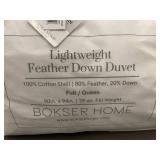 Bokser Home Lightweight Feather Down Duvet, Full/Queen