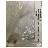 Full/Queen White 100 Percent French Linen Duvet Cover