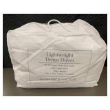 Bokser Home Lightweight Down Duvet, Full/Queen, 700 Fill Power