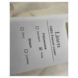 French Linen Bedding Lot - Sham Set, Bedskirt, Pillowcases
