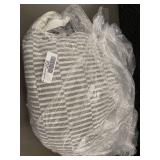 King/Cal King Cotton Textured Stripe Duvet Cover