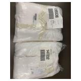French Linen and Cotton Duvet Cover Sets, King/Cal King, White, Damaged/Used