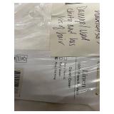 French Linen and Cotton Duvet Cover Sets, King/Cal King, White, Damaged/Used