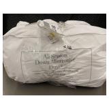 King/Cal King All Season Down Alternative Duvet - Damaged/Dirty