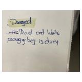 King/Cal King All Season Down Alternative Duvet - Damaged/Dirty