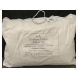 Bokser Home Soft Feather Down Pillow Set, Standard/Queen