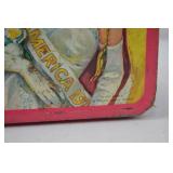1972 Miss America Tin Lunch Box by Aladdin Industries 1972 Miss America Tin Lunch Box by Aladdin Industries