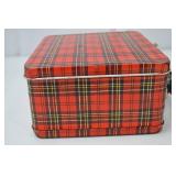 Vintage Aladdin Tartan Plaid Metal Lunchbox with Thermos Vintage Aladdin Tartan Plaid Metal Lunchbox with Thermos
