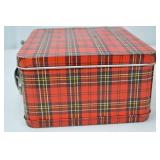 Vintage Aladdin Tartan Plaid Metal Lunchbox with Thermos Vintage Aladdin Tartan Plaid Metal Lunchbox with Thermos