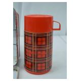 Vintage Aladdin Tartan Plaid Metal Lunchbox with Thermos Vintage Aladdin Tartan Plaid Metal Lunchbox with Thermos