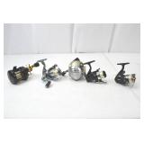 Lot of 5 Fishing Reels - South Bend, Abu Garcia, Zebco, Others Lot of 5 Fishing Reels - South Bend, Abu Garcia, Zebco, Others