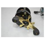 Lot of 5 Fishing Reels - South Bend, Abu Garcia, Zebco, Others Lot of 5 Fishing Reels - South Bend, Abu Garcia, Zebco, Others