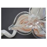 Iridescent Glass Flower Sculptural Accent Piece, 8 In. Iridescent Glass Flower Sculptural Accent Piece, 8 In.