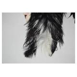 Unique Creations Feathered Wall Art Mask Pair, Handmade Unique Creations Feathered Wall Art Mask Pair, Handmade