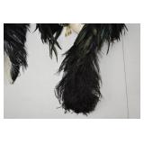 Unique Creations Feathered Wall Art Mask Pair, Handmade Unique Creations Feathered Wall Art Mask Pair, Handmade