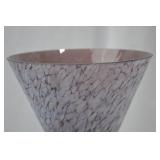 MCM Hand-Blown Marbled Art Glass 12-Inch MCM Hand-Blown Marbled Art Glass 12-Inch
