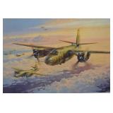 Marauder Mission by Robert Taylor Signed Limited Edition Print Framed Marauder Mission by Robert Taylor Signed Limited Edition Print Framed