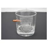 VCET Ramsey County Bullet Glass Etched Whiskey Tumbler VCET Ramsey County Bullet Glass Etched Whiskey Tumbler