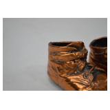 Vintage Bronze Baby Shoes Keepsake Pair Vintage Bronze Baby Shoes Keepsake Pair