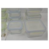 NEW Glasslock Glass Food Storage Containers Assorted Set - 15 Pieces NEW Glasslock Glass Food Storage Containers Assorted Set - 15 Pieces