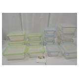 NEW Glasslock Glass Food Storage Containers Assorted Set - 15 Pieces NEW Glasslock Glass Food Storage Containers Assorted Set - 15 Pieces