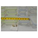 NEW Glasslock Glass Food Storage Containers Assorted Set - 15 Pieces NEW Glasslock Glass Food Storage Containers Assorted Set - 15 Pieces