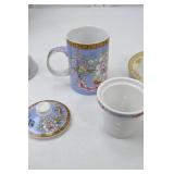 Assorted Japanese Porcelain Tableware, Morimura Noritake & Floral Mug Assorted Japanese Porcelain Tableware, Morimura Noritake & Floral Mug