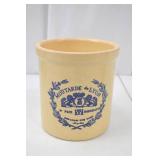 Antique Moutarde de Lyon Stoneware Mustard Crock, 1/2 Gal Antique Moutarde de Lyon Stoneware Mustard Crock, 1/2 Gal