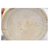 Antique Moutarde de Lyon Stoneware Mustard Crock, 1/2 Gal Antique Moutarde de Lyon Stoneware Mustard Crock, 1/2 Gal