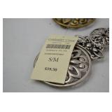Pair of Coldwater Creek Flower Stretch Belt S/M Pair of Coldwater Creek Flower Stretch Belt S/M