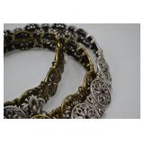 Pair of Coldwater Creek Flower Stretch Belt S/M Pair of Coldwater Creek Flower Stretch Belt S/M