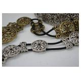 Pair of Coldwater Creek Flower Stretch Belt S/M Pair of Coldwater Creek Flower Stretch Belt S/M