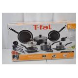 T-fal 18-Piece Non-Stick Cookware Set - New in Box T-fal 18-Piece Non-Stick Cookware Set - New in Box