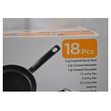 T-fal 18-Piece Non-Stick Cookware Set - New in Box T-fal 18-Piece Non-Stick Cookware Set - New in Box