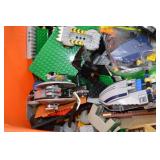 Large Bin of Assorted LEGO Parts, Vehicles, and Figures Large Bin of Assorted LEGO Parts, Vehicles, and Figures