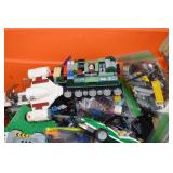 Large Bin of Assorted LEGO Parts, Vehicles, and Figures Large Bin of Assorted LEGO Parts, Vehicles, and Figures