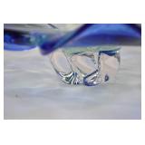 Cobalt Blue Art Glass Decorative Bowl, 12 Inch Cobalt Blue Art Glass Decorative Bowl, 12 Inch